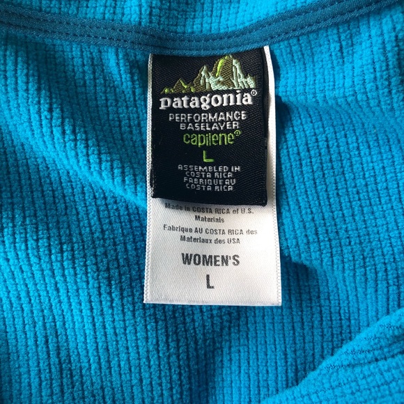 Patagonia Women's Bright Blue Capilene Jacket - Picture 3 of 8